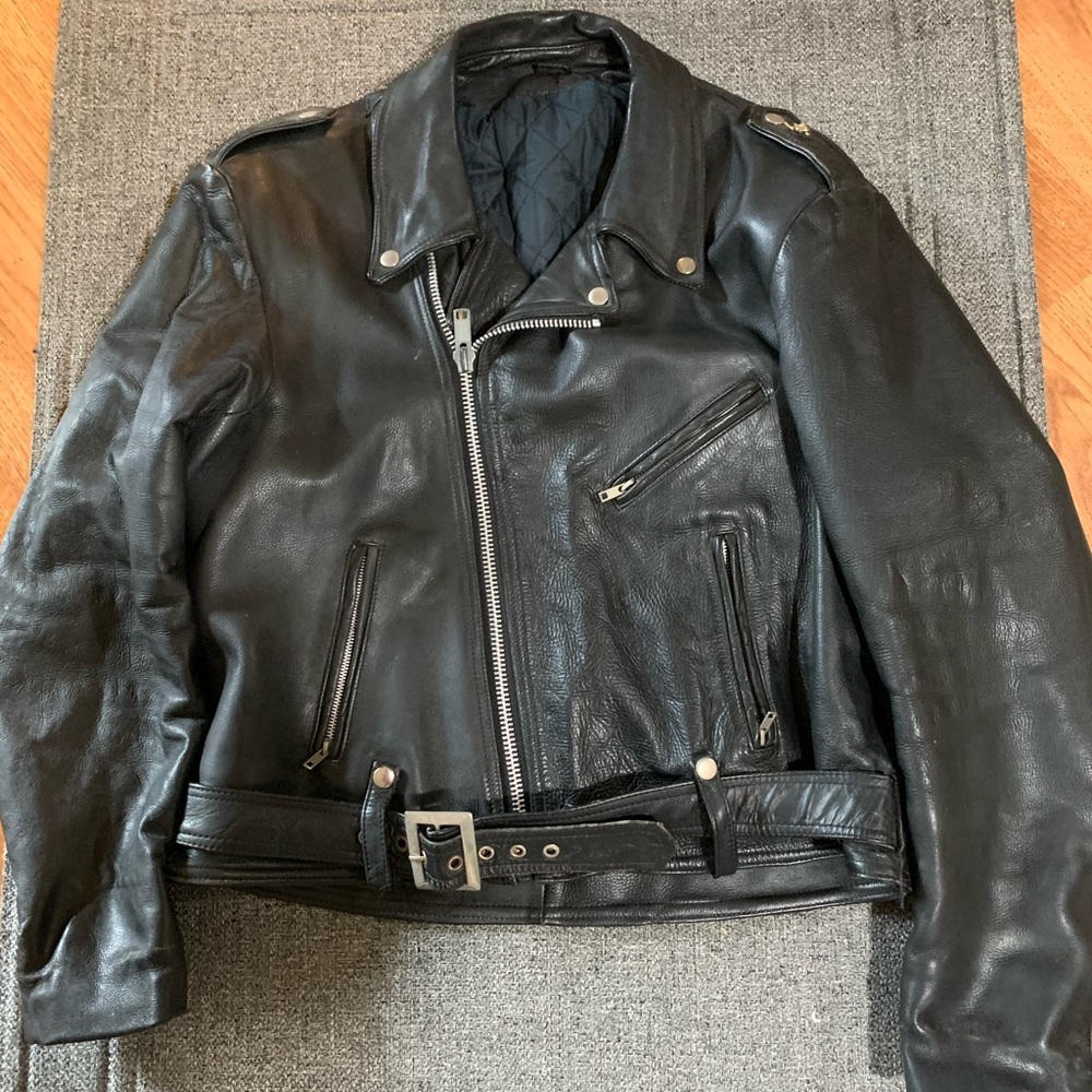 Unknown Brand Men’s Genuine Leather Jacket